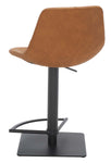 Safavieh Kynlee Gas Lift Barstool , BST3016 - Cognac / Black