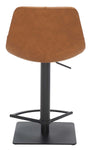 Safavieh Kynlee Gas Lift Barstool , BST3016 - Cognac / Black