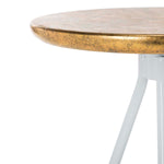 Safavieh Galexia Bar Stool , BST3200 - Gold Top+Ring/White Legs