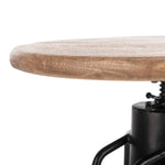 Safavieh Kai Adjustable Swivel Counter Stool , BST3700 - Natural Honey/Black