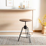 Safavieh Kai Adjustable Swivel Counter Stool , BST3700 - Natural Honey/Black
