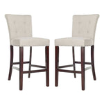 Safavieh Taylor Bar Stool , BST6300 - Light Grey / Espresso (Set of 2)