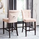 Safavieh Taylor Bar Stool , BST6300 - Beige / Espresso (Set of 2)