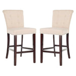 Safavieh Taylor Bar Stool , BST6300 - Beige / Espresso (Set of 2)