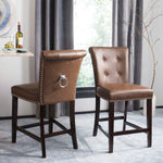 Safavieh Taylor Counter Stool , BST6301 - Brown / Espresso (Set of 2)