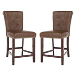 Safavieh Taylor Counter Stool , BST6301 - Brown / Espresso (Set of 2)