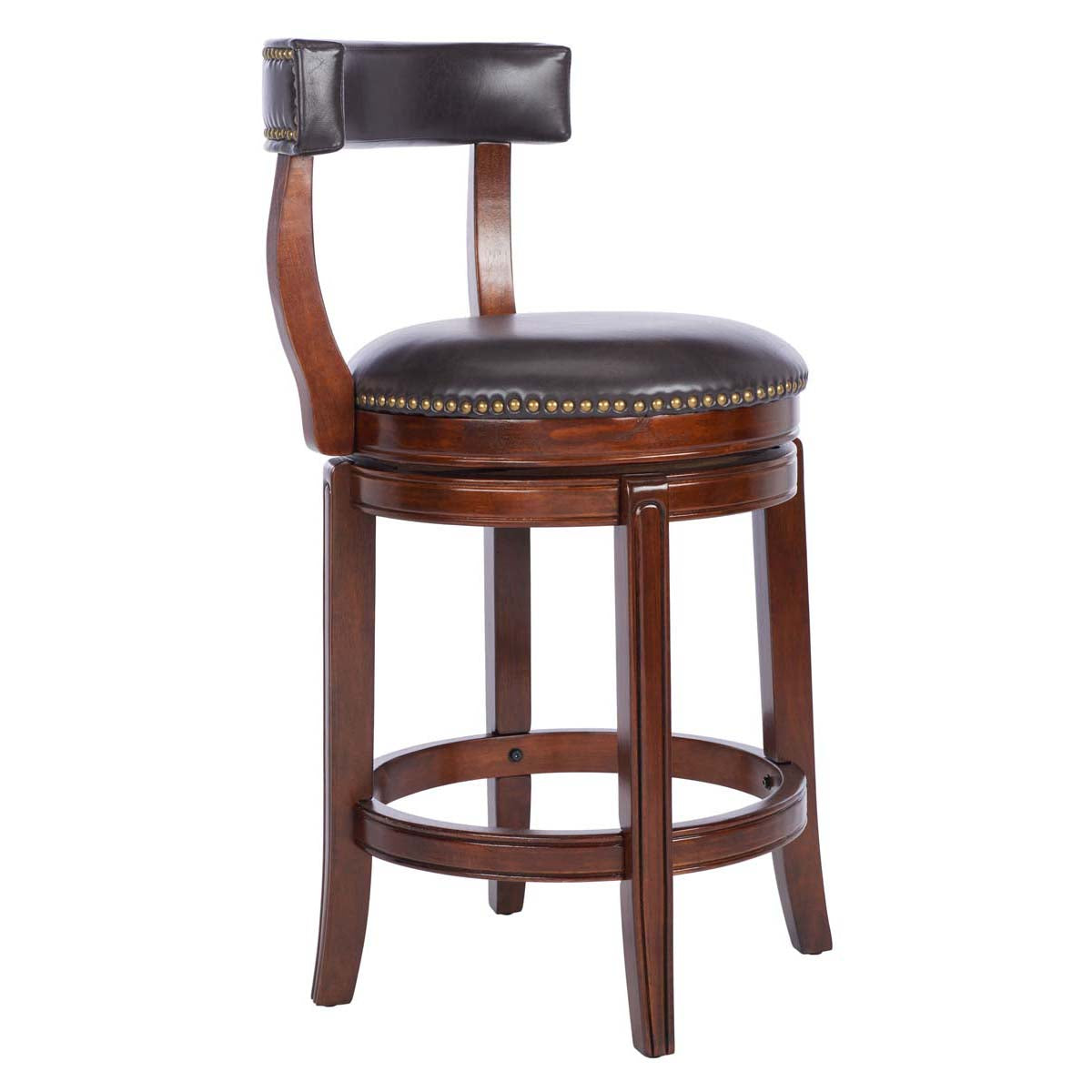 Safavieh Luigi Counter Stool, BST7000 - Walnut/Brown