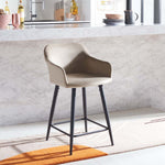 Safavieh Cataleya Counter Stool , BST7503 - Taupe / Black