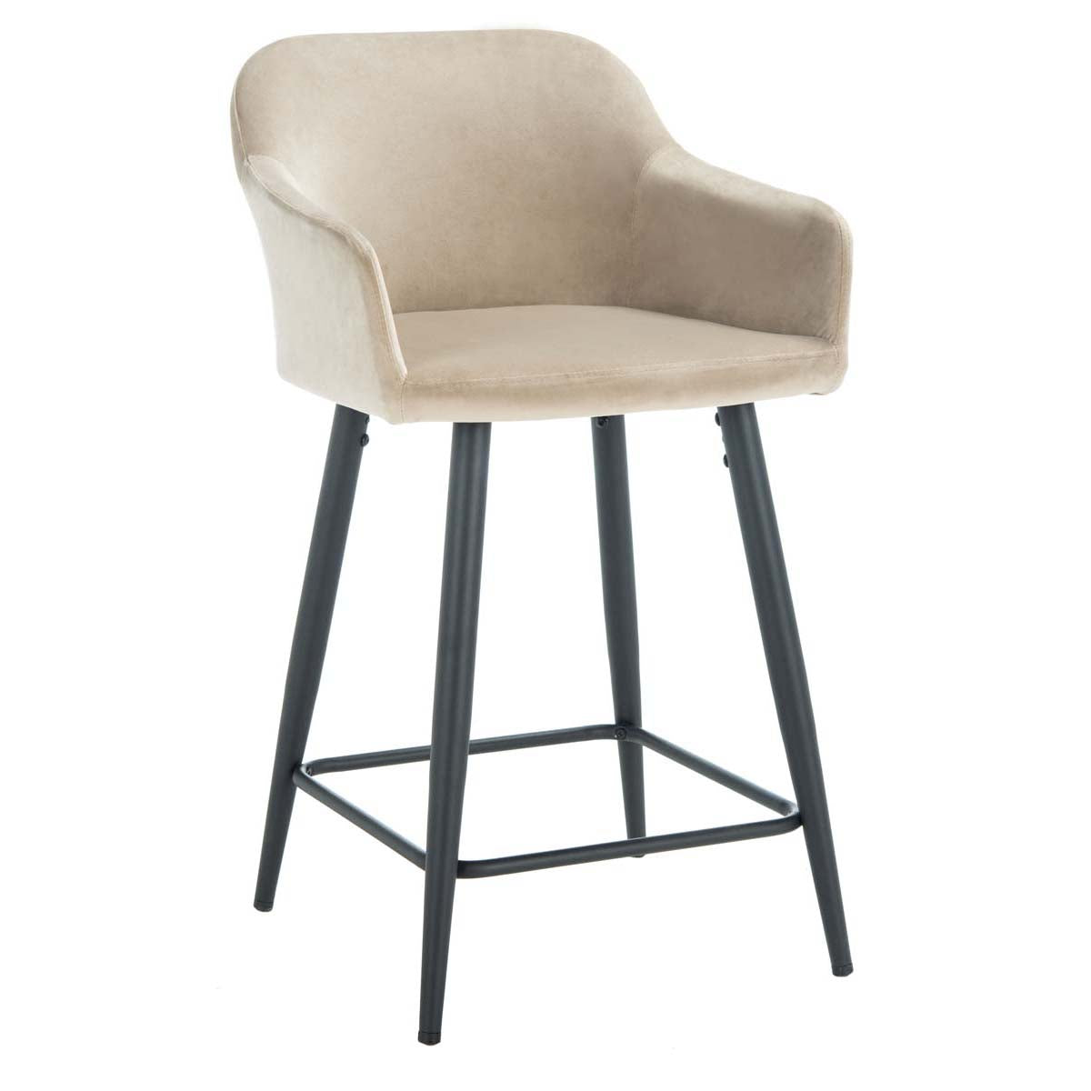 Safavieh Cataleya Counter Stool , BST7503 - Taupe / Black