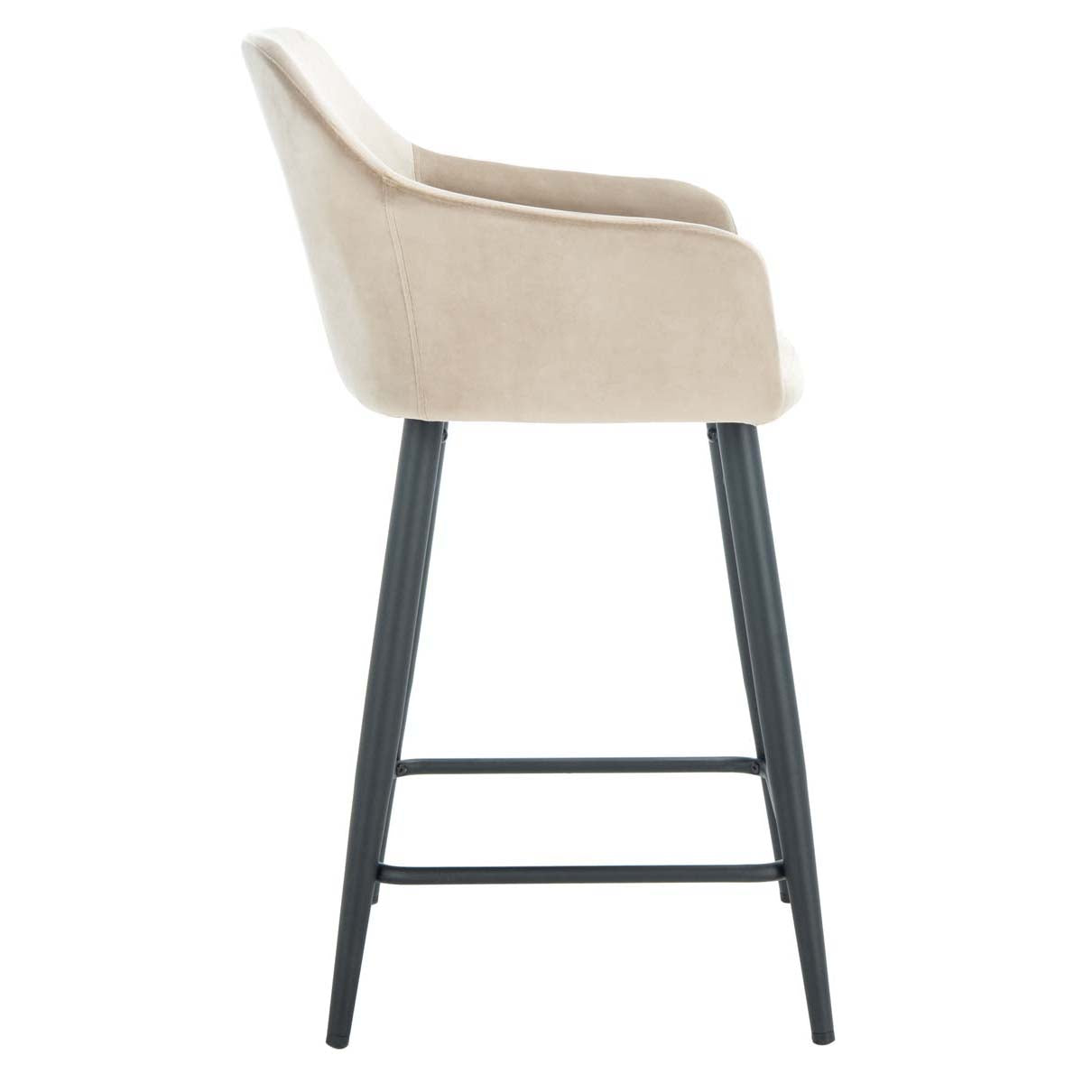 Safavieh Cataleya Counter Stool , BST7503 - Taupe / Black
