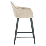 Safavieh Cataleya Counter Stool , BST7503 - Taupe / Black