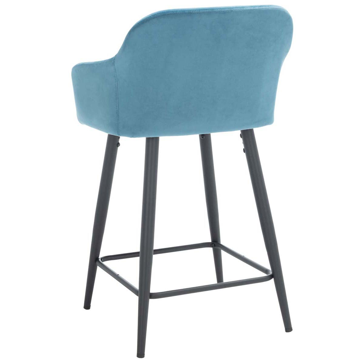 Safavieh Cataleya Counter Stool , BST7503 - Denim Blue / Black