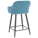 Safavieh Cataleya Counter Stool , BST7503 - Denim Blue / Black