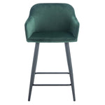 Safavieh Cataleya Counter Stool , BST7503 - Malachite Green / Black