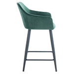 Safavieh Cataleya Counter Stool , BST7503 - Malachite Green / Black