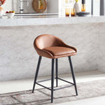 Safavieh Anson Counter Stool , BST7504 - Cigar / Black