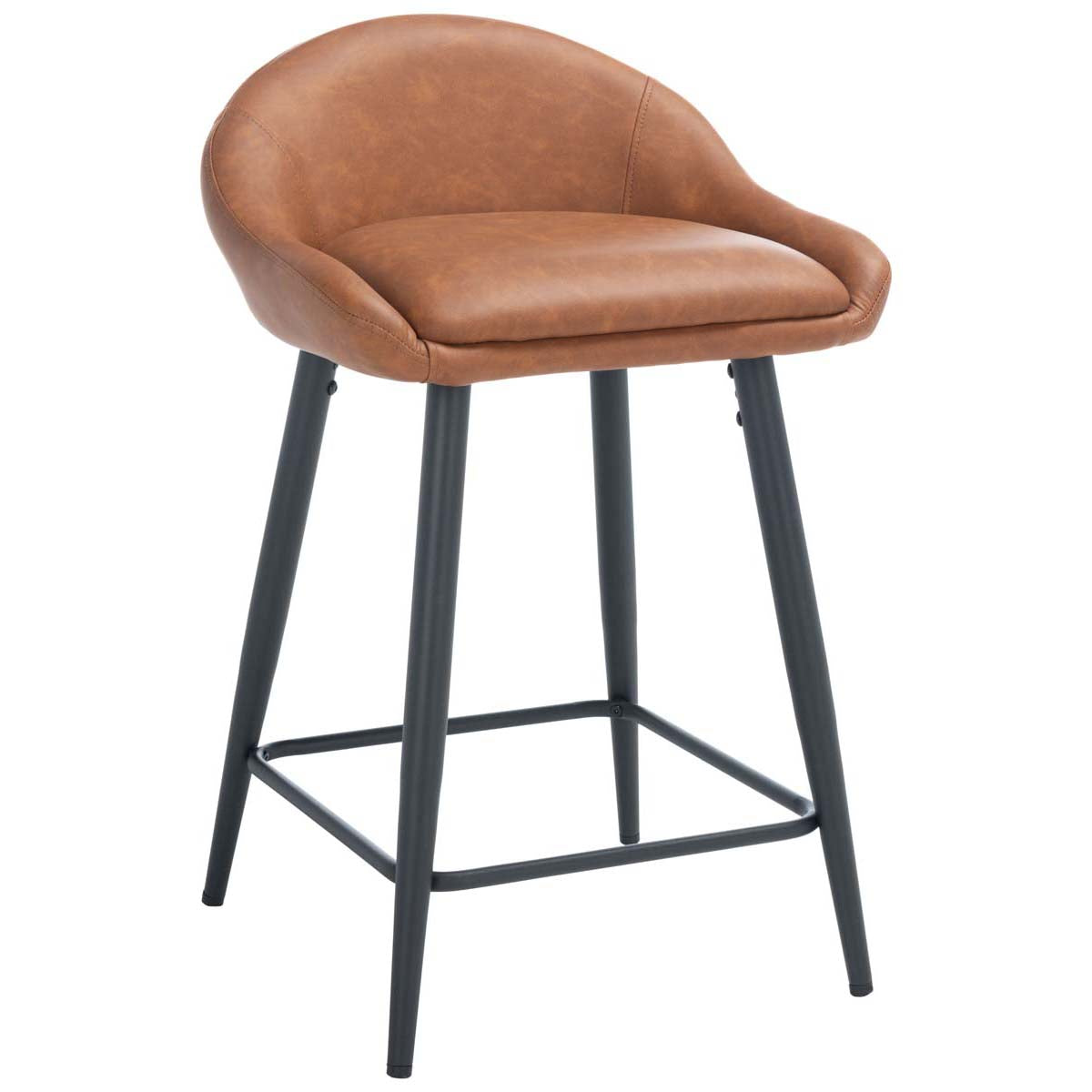 Safavieh Anson Counter Stool , BST7504 - Cigar / Black