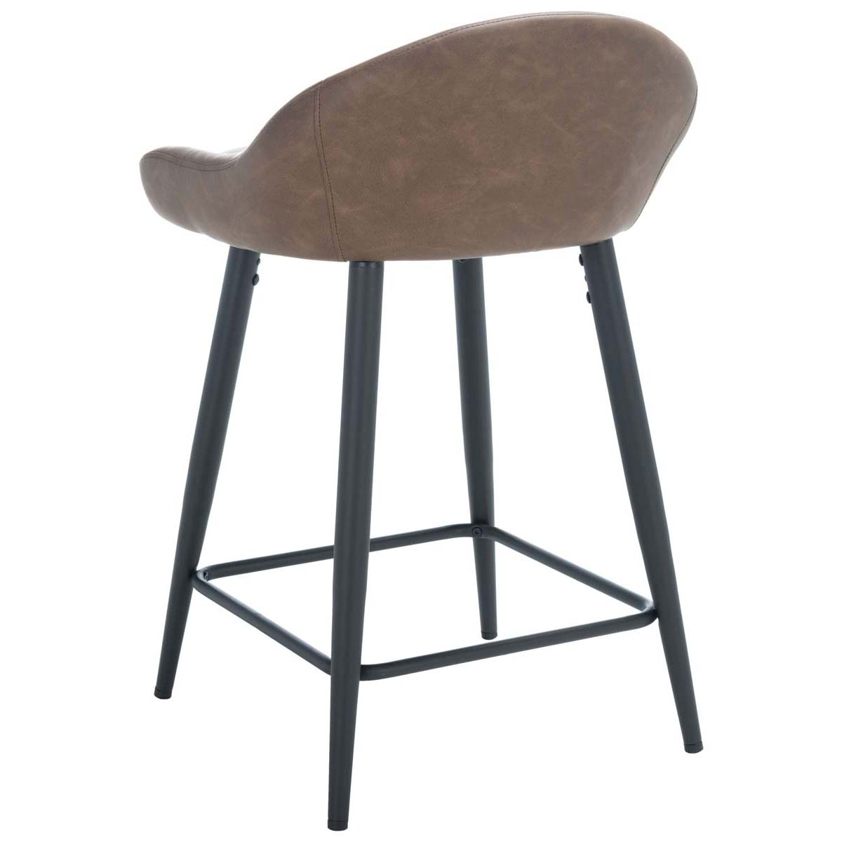 Safavieh Anson Counter Stool , BST7504 - Saddle / Black