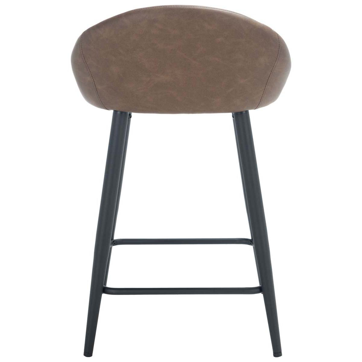 Safavieh Anson Counter Stool , BST7504 - Saddle / Black