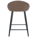 Safavieh Anson Counter Stool , BST7504 - Saddle / Black