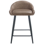 Safavieh Anson Counter Stool , BST7504 - Saddle / Black