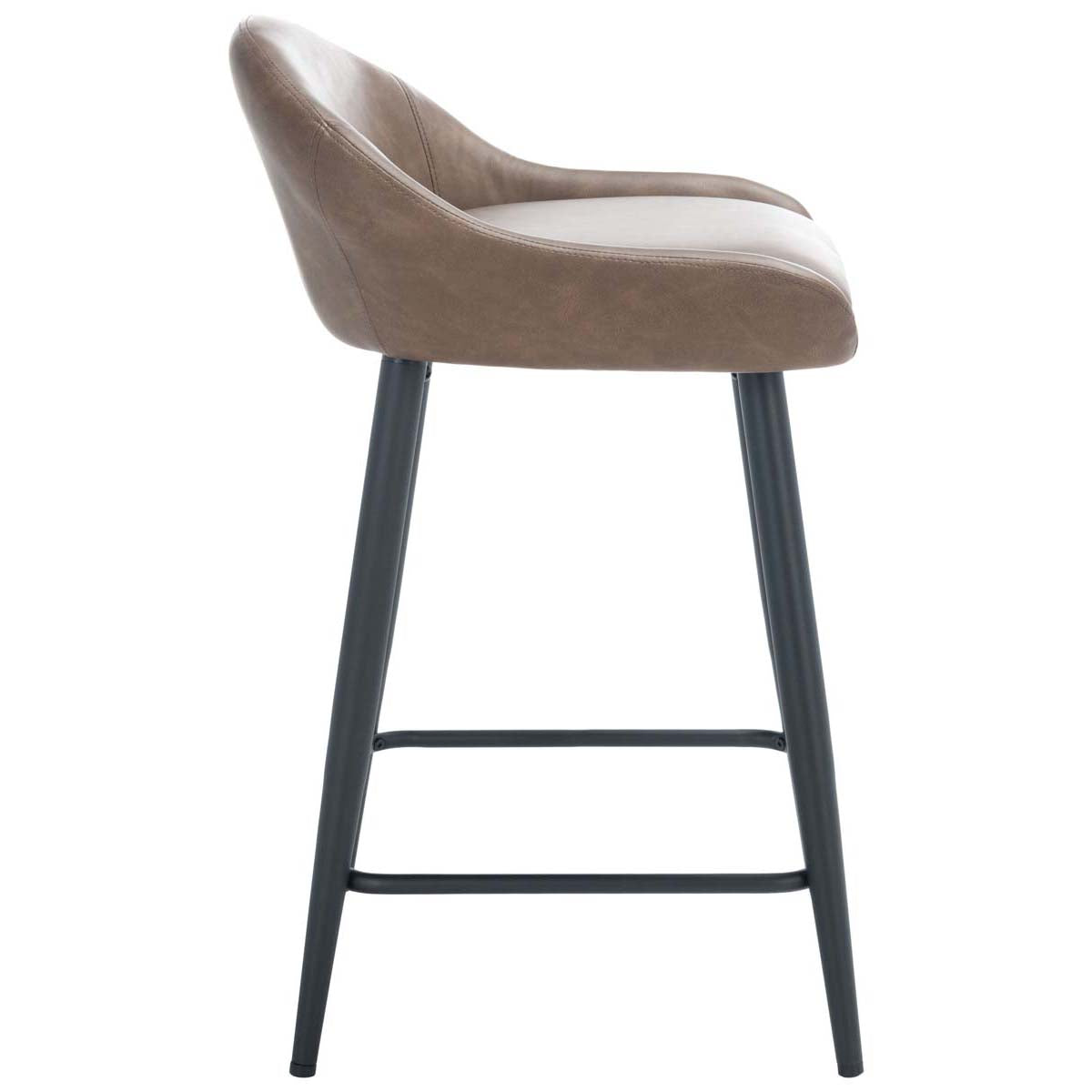 Safavieh Anson Counter Stool , BST7504 - Saddle / Black