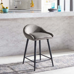 Safavieh Anson Counter Stool , BST7504 - Grey / Black