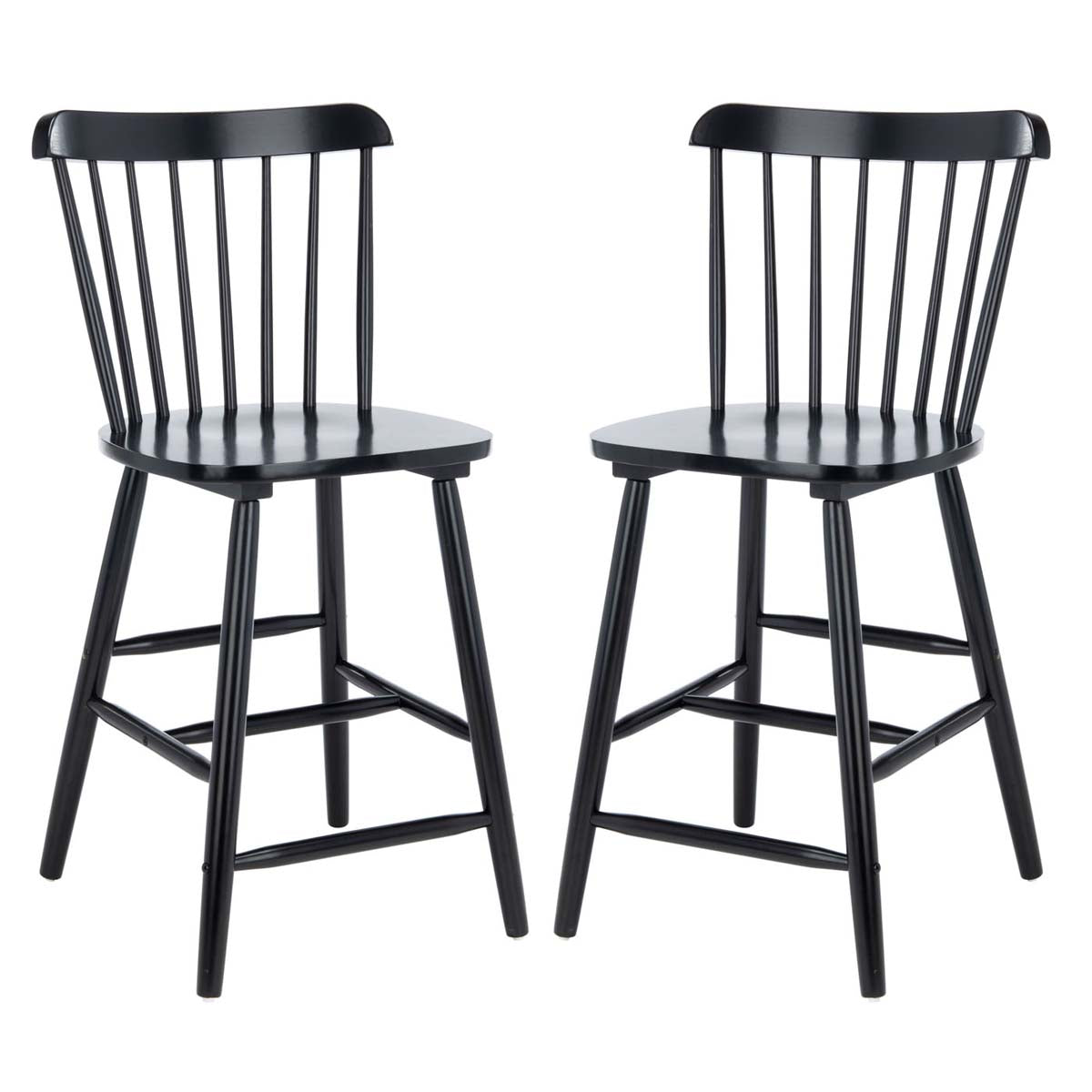 Safavieh Galena Counter Stool , BST8503 - Black (Set of 2)