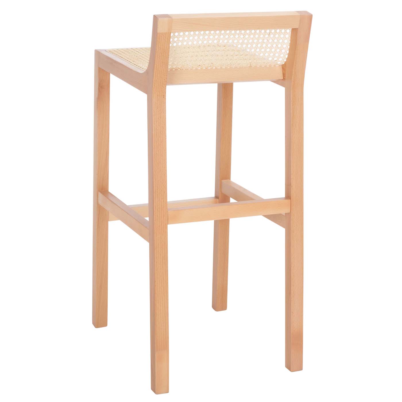 Safavieh Saito Low Back Cane Bar Stool , BST9501 - Natural
