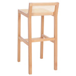 Safavieh Saito Low Back Cane Bar Stool , BST9501 - Natural