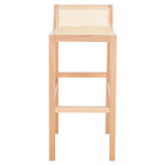 Safavieh Saito Low Back Cane Bar Stool , BST9501 - Natural