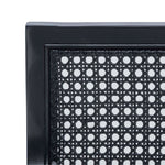 Safavieh Saito Low Back Cane Bar Stool , BST9501 - Black