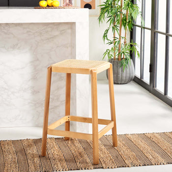 Safavieh Silus Backless Cane Counter Stool , BST9504
