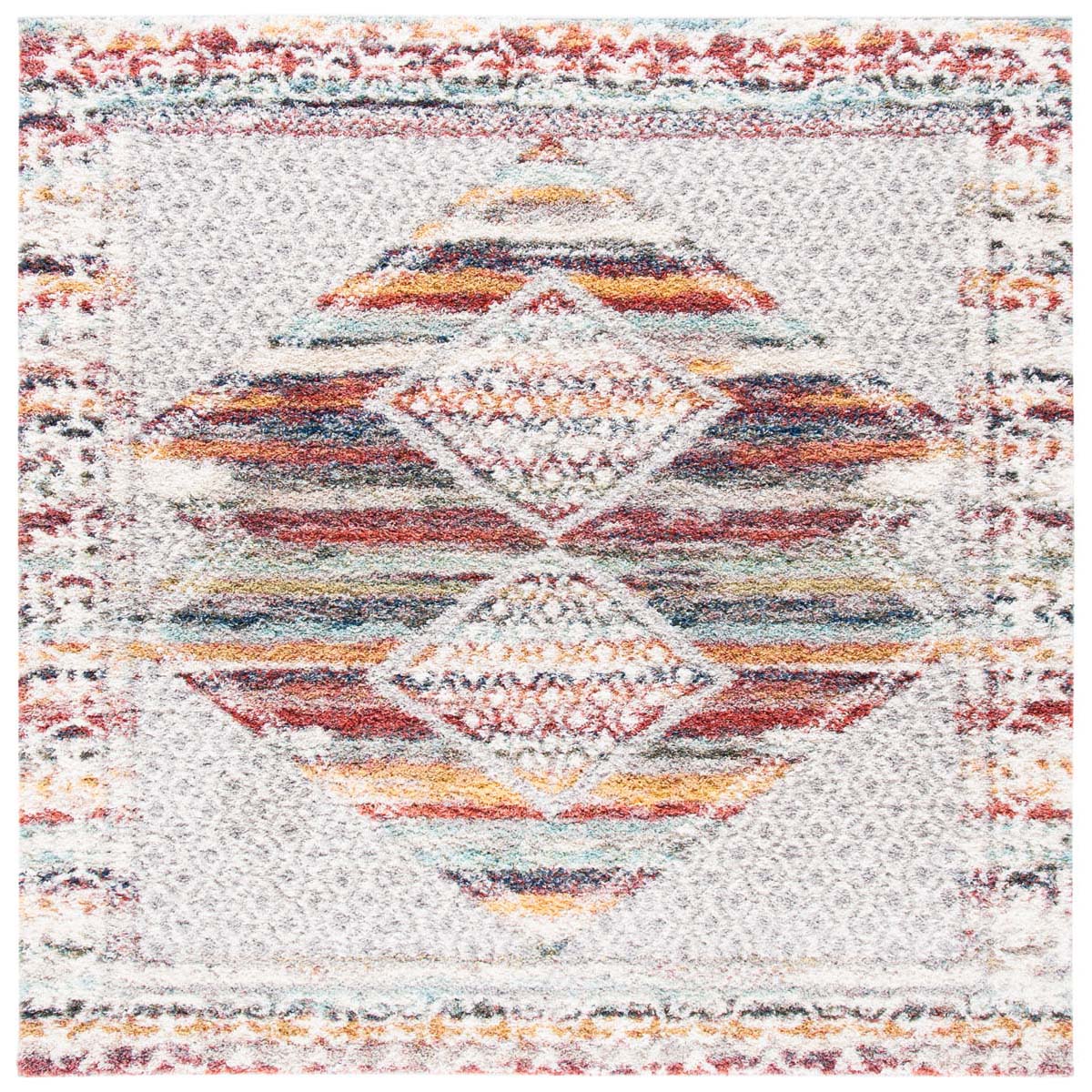 Safavieh Calista 136 Rug, CAL136 - Ivory / Rust