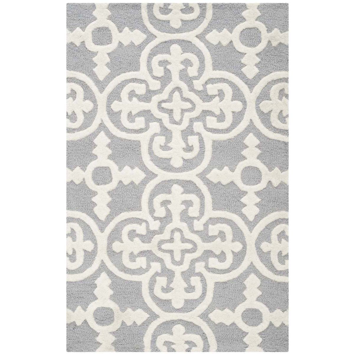 Safavieh Cambridge 133 Rug, CAM133 - Silver / Ivory