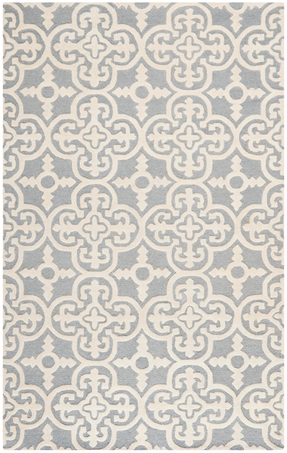 Safavieh Cambridge 133 Rug, CAM133 - Silver / Ivory
