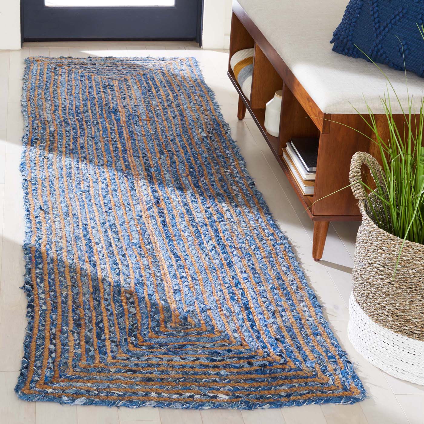 Safavieh Cape Cod 202 Rug, Natural, CAP202 - Blue / Natural