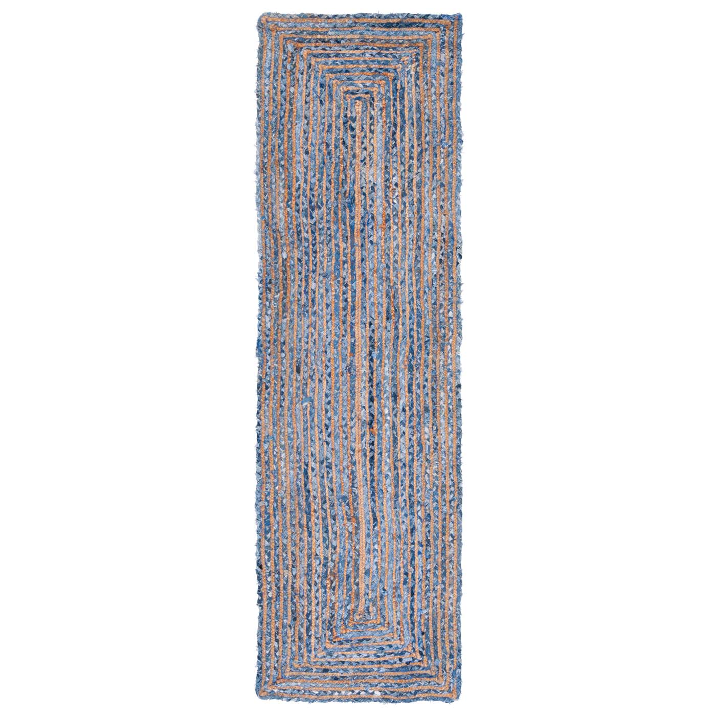 Safavieh Cape Cod 202 Rug, Natural, CAP202 - Blue / Natural