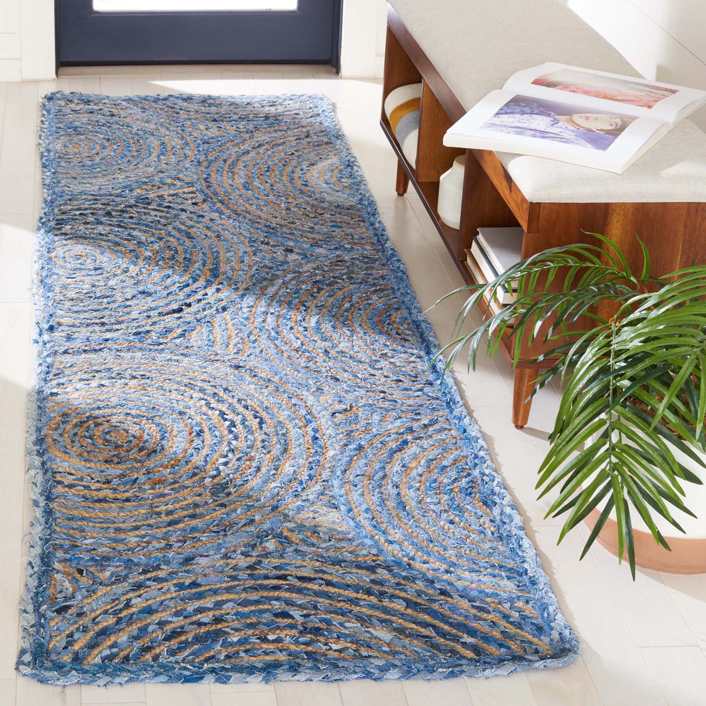 Safavieh Cape Cod 203 Rug, CAP203 - BLUE / NATURAL