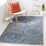 Safavieh Cape Cod 203 Rug, CAP203 - BLUE / NATURAL