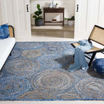Safavieh Cape Cod 203 Rug, CAP203 - BLUE / NATURAL
