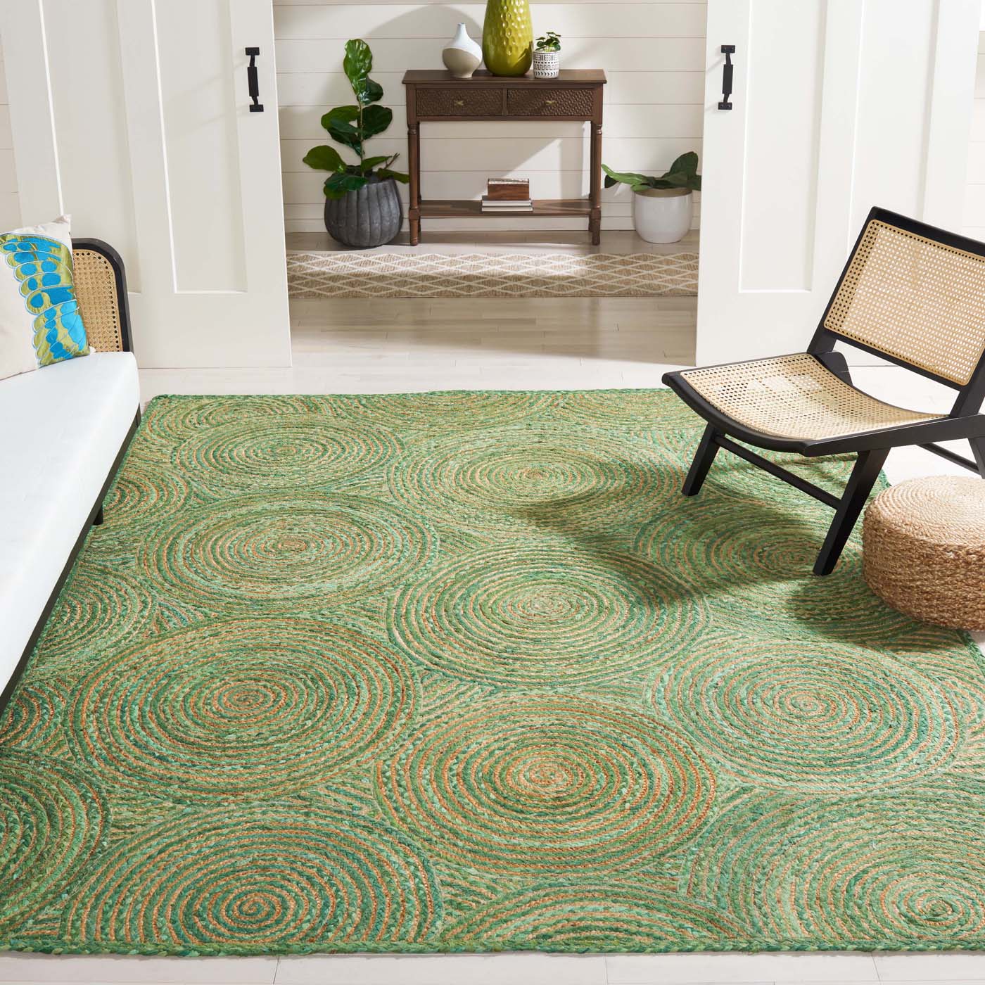 Safavieh Cape Cod 203 Rug, CAP203 - GREEN / NATURAL