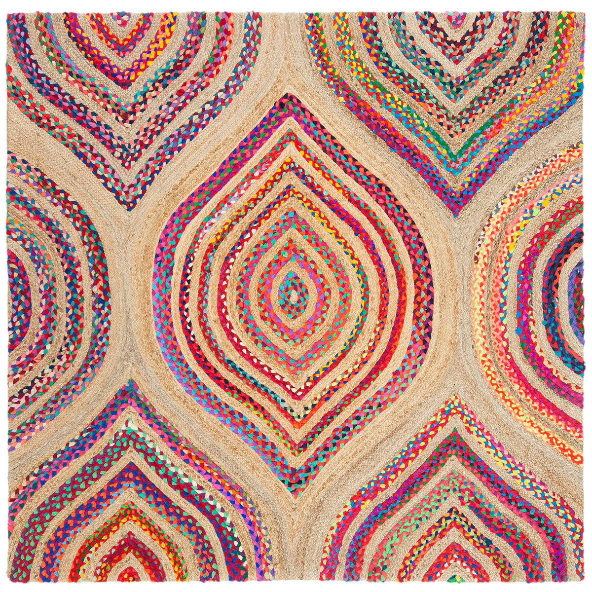 Safavieh Cape Cod 605 Rug, CAP605 - NATURAL / MULTI