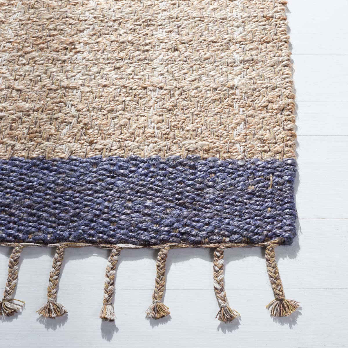 Safavieh Cape Cod 846 Rug, CAP846 - NATURAL / PURPLE