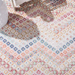 Safavieh Cabana 592 Rug, CBN592 - RUST BLUE / IVORY