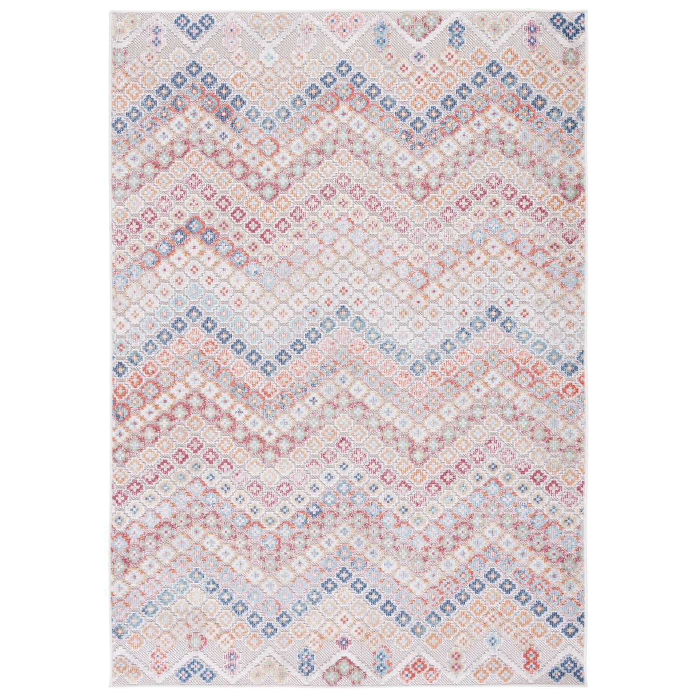 Safavieh Cabana 592 Rug, CBN592 - RUST BLUE / IVORY