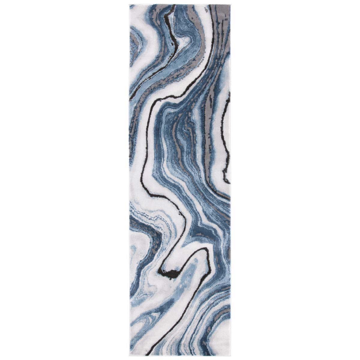 Safavieh Craft 819 Rug, Blue, CFT819 - Blue / Grey