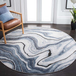 Safavieh Craft 819 Rug, Blue, CFT819 - Blue / Grey