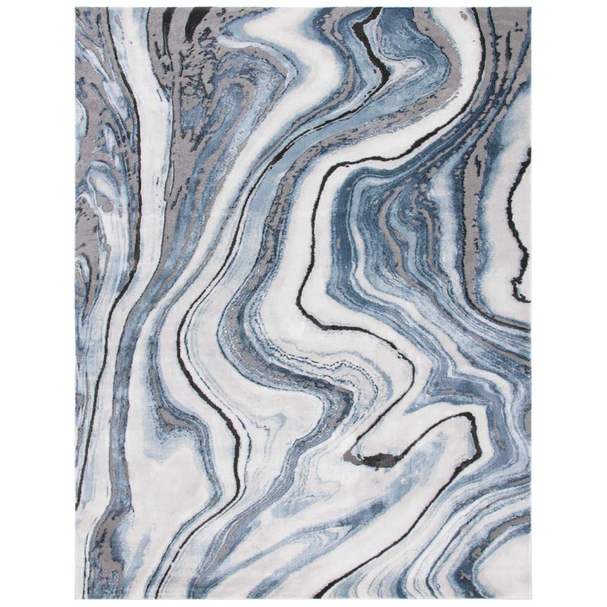 Safavieh Craft 819 Rug, Blue, CFT819 - Blue / Grey