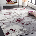 Safavieh Craft 860 Rug, CFT860 - GREY / WINE